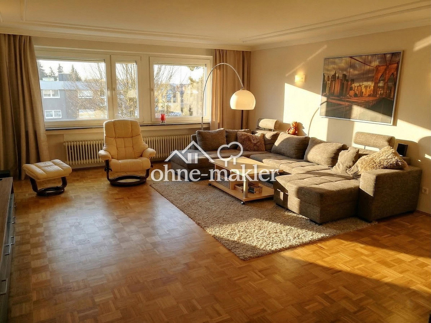 Zentral gelegene 3,5-Zimmer-Wohnung mit 2 Loggien, 40724 Hilden