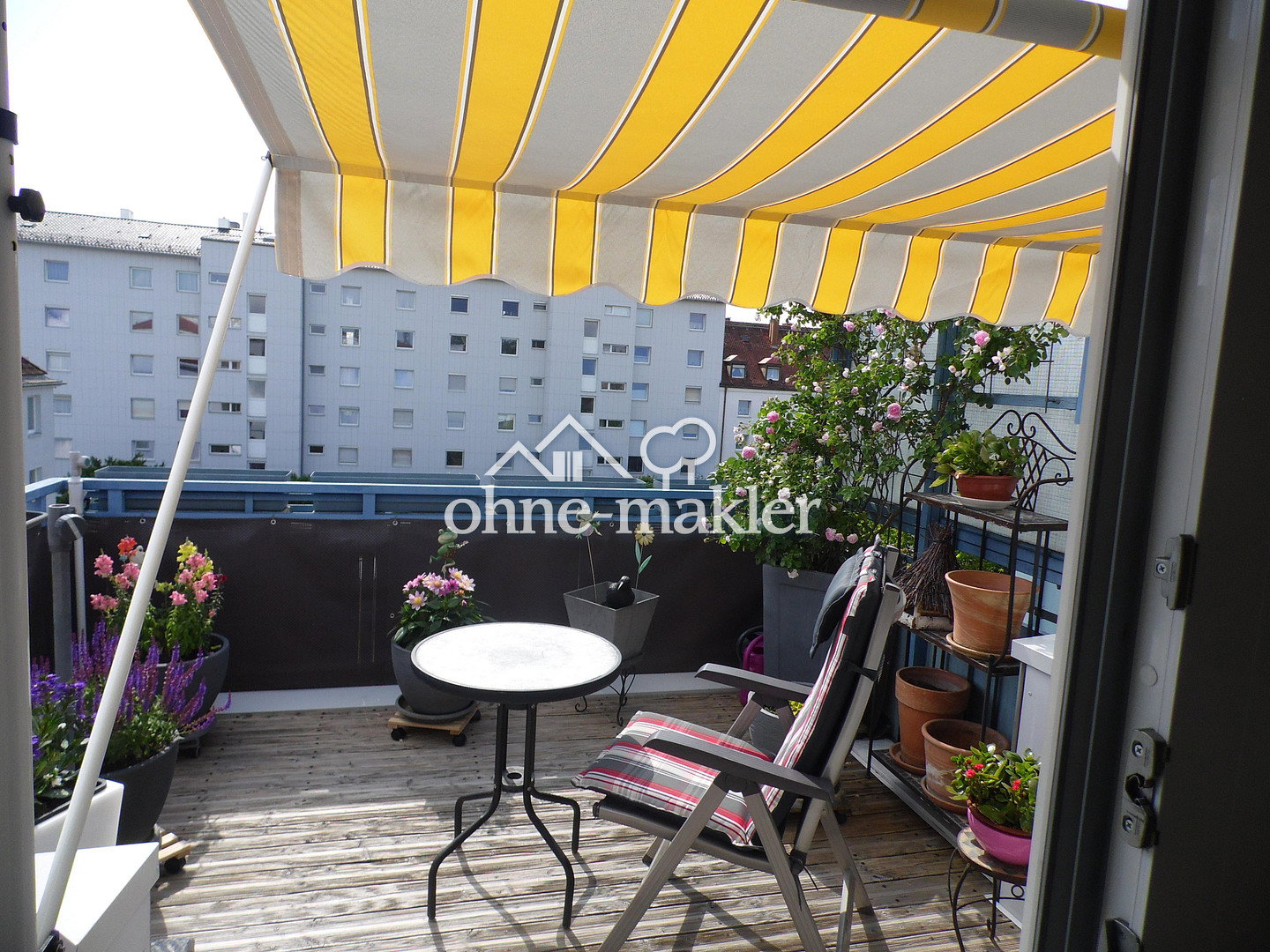 Charmante 2-Zimmer-Wohnung mit Dachterrasse, 80809 München (Milbertshofen-Am Hart Neuhausen-Nymphenburg Schwabing-West)