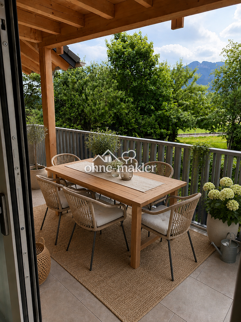 Erstbezug WHG 5 - Balkon Grüner Blick, 87466 Oy-Mittelberg