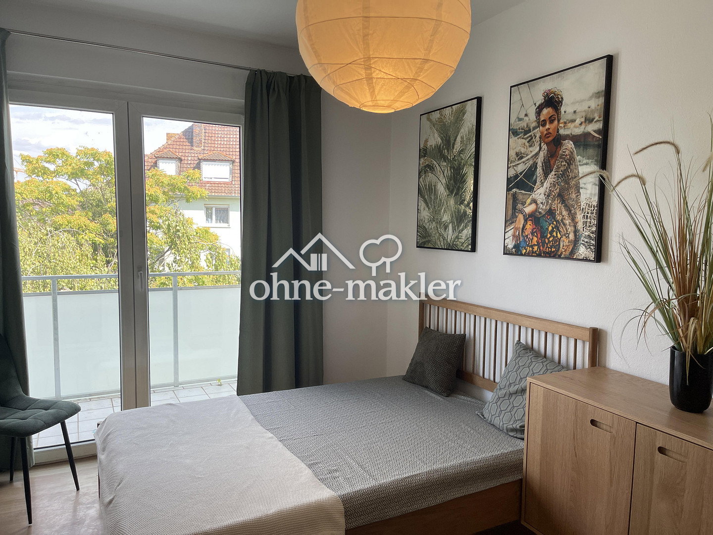 Helles WG-Zimmer mit Balkon in Zellerau, 97082 Würzburg (Altstadt Heidingsfeld Steinbachtal Zellerau)