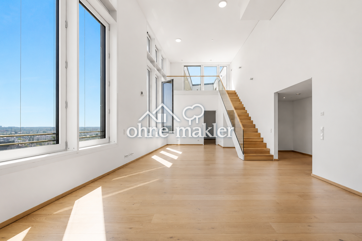 Skyline-Blick inklusive Luxus-Penthouse in Frankfurt, 60327 Frankfurt am Main (Gallus Gutleutviertel Westend-Süd)