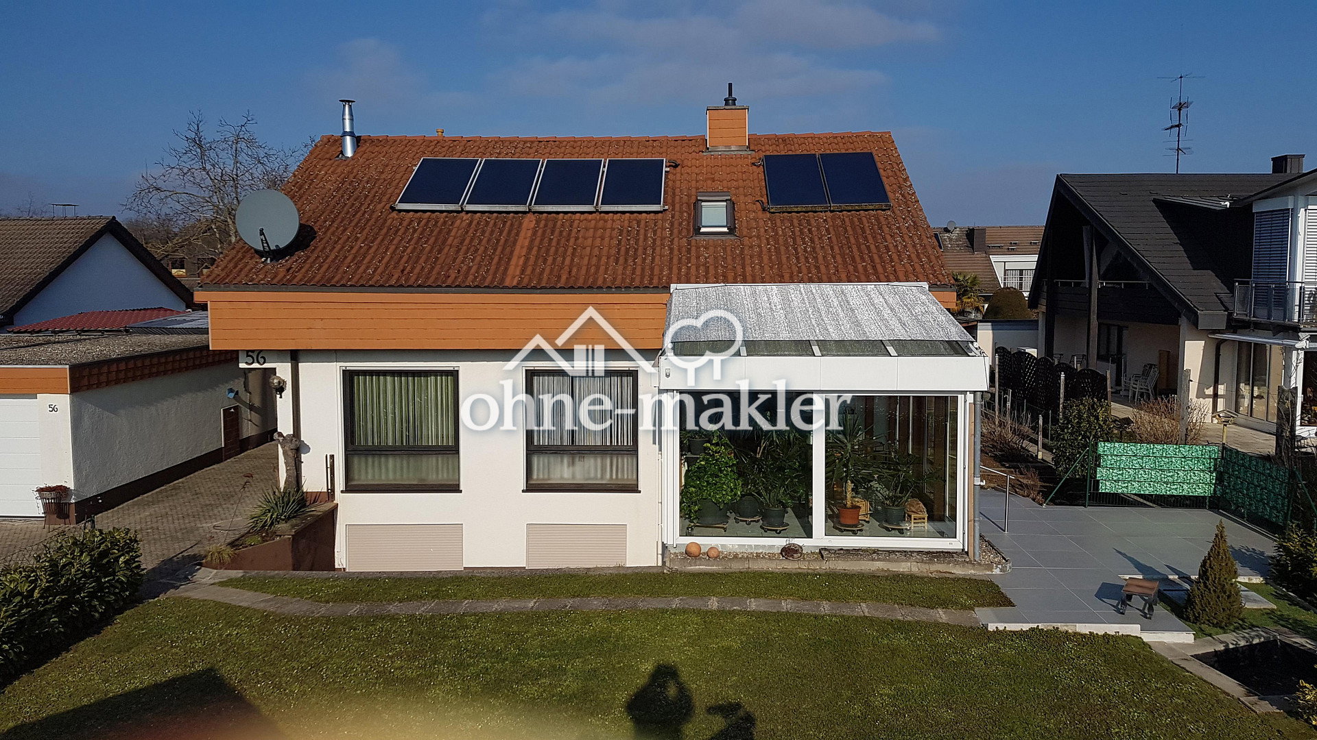 Großes Einfamilienhaus mit Wintergarten in ruhiger Lage, 79395 Neuenburg am Rhein