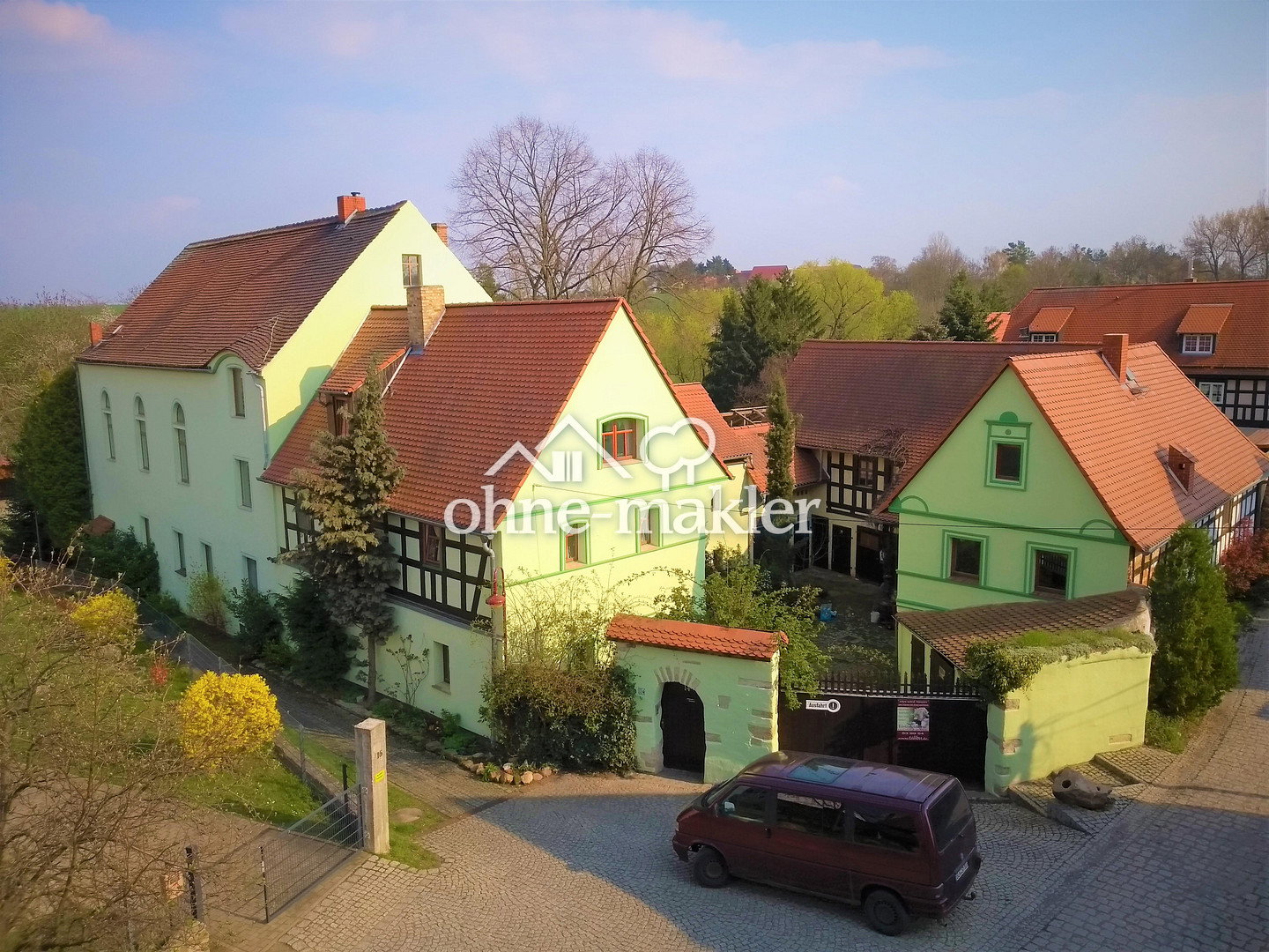 Romantischer Gasthof mit Wärmepumpe und Tanzsaal, 6729 Elsteraue