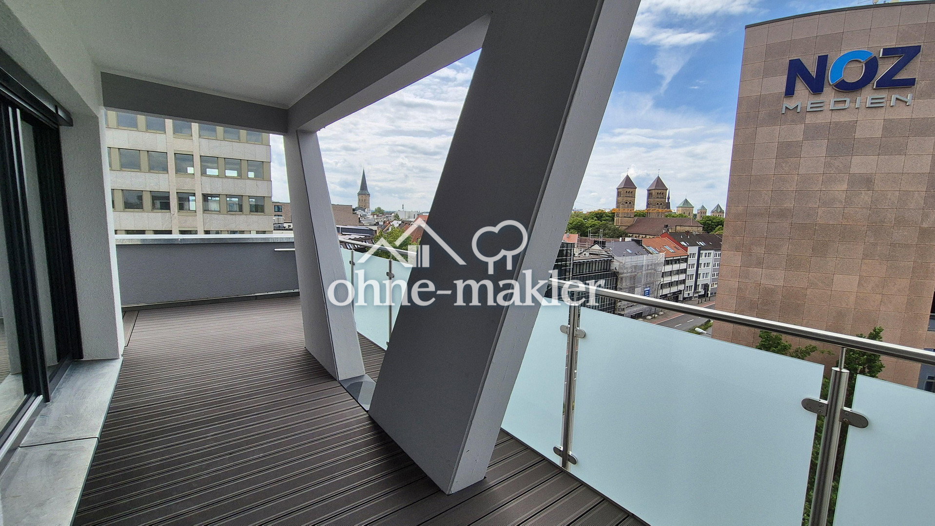 Penthouse mit Dachterrasse und Rundumblick, 49074 Osnabrück (Gartlage Innenstadt)