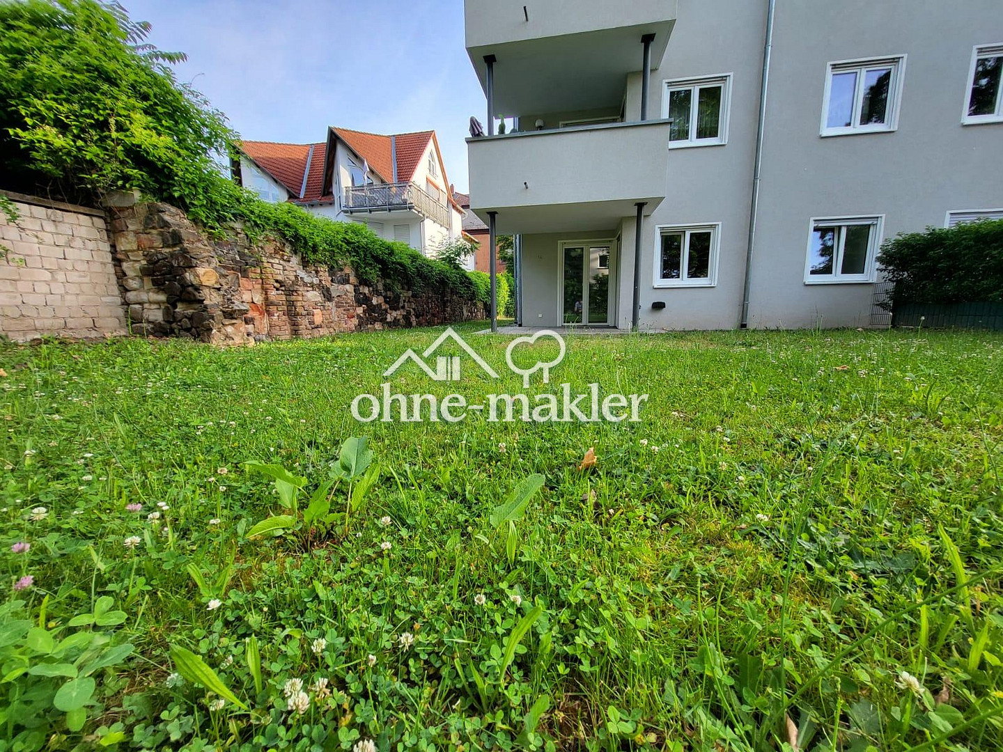 Großgarten mit Terrasse – 350 m Freiraum, 63450 Hanau
