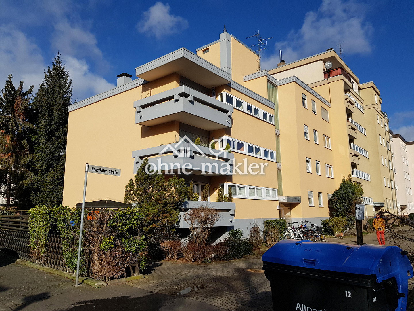 Komfortabeler 1-Zimmer-Erker in ruhiger Lage mit Fahrstuhl, 67549 Worms (Hochheim Innenstadt Leiselheim Neuhausen Pfiffligheim)