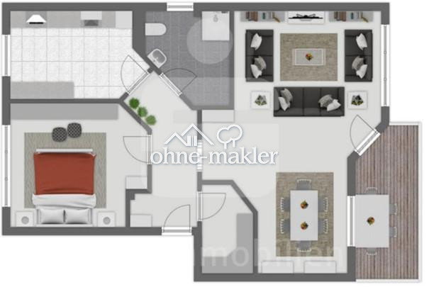 Helle 2-Zi-Wohnung mit Balkon - Ideal für komfortables Wohnen, 50170 Kerpen