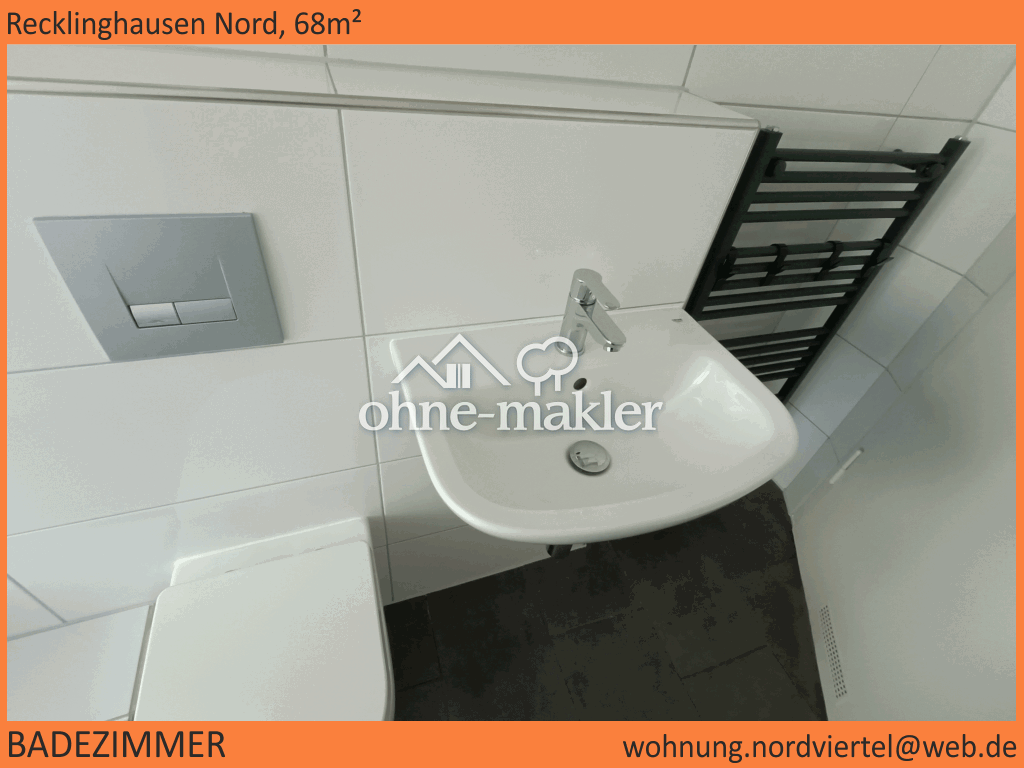 Frisch sanierte 68m-Wohnung im Nordviertel, 45657 Recklinghausen