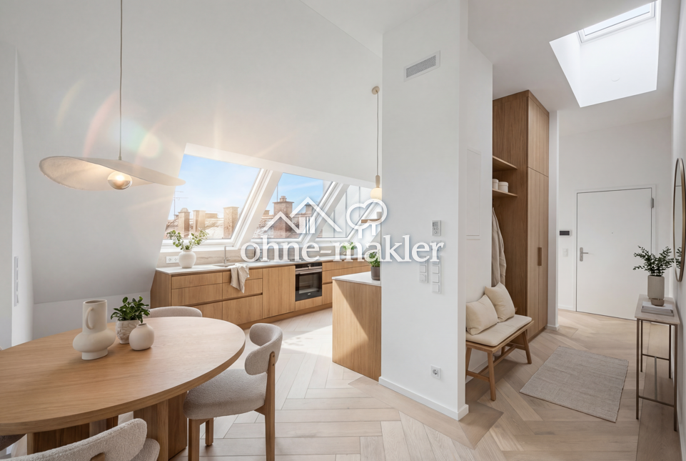 Einzigartige Dachterrasse in ruhiger Lage, 80798 München (Maxvorstadt Schwabing-West)