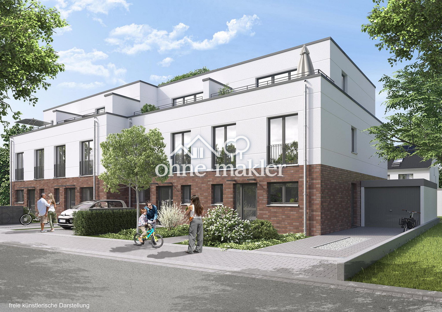 Exklusives Reihenhaus mit Dachterrasse Garage, 41352 Korschenbroich