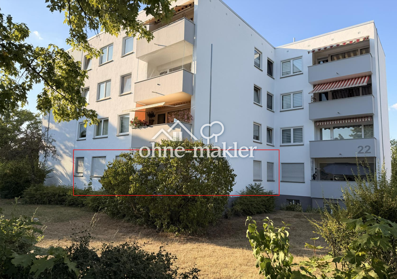 Gepflegte 3-Zimmer-Wohnung im Erdgeschoss, 63150 Heusenstamm