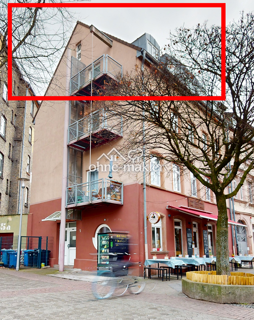 Ludwigshafen Großzügige Maisonette mit Balkon, 67063 Ludwigshafen am Rhein (Friesenheim/Nord)