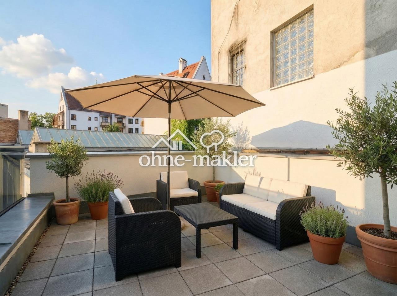 Exklusive Co-Living-WG mit Dachterasse in Altstadt, 86150 Augsburg (Innenstadt)