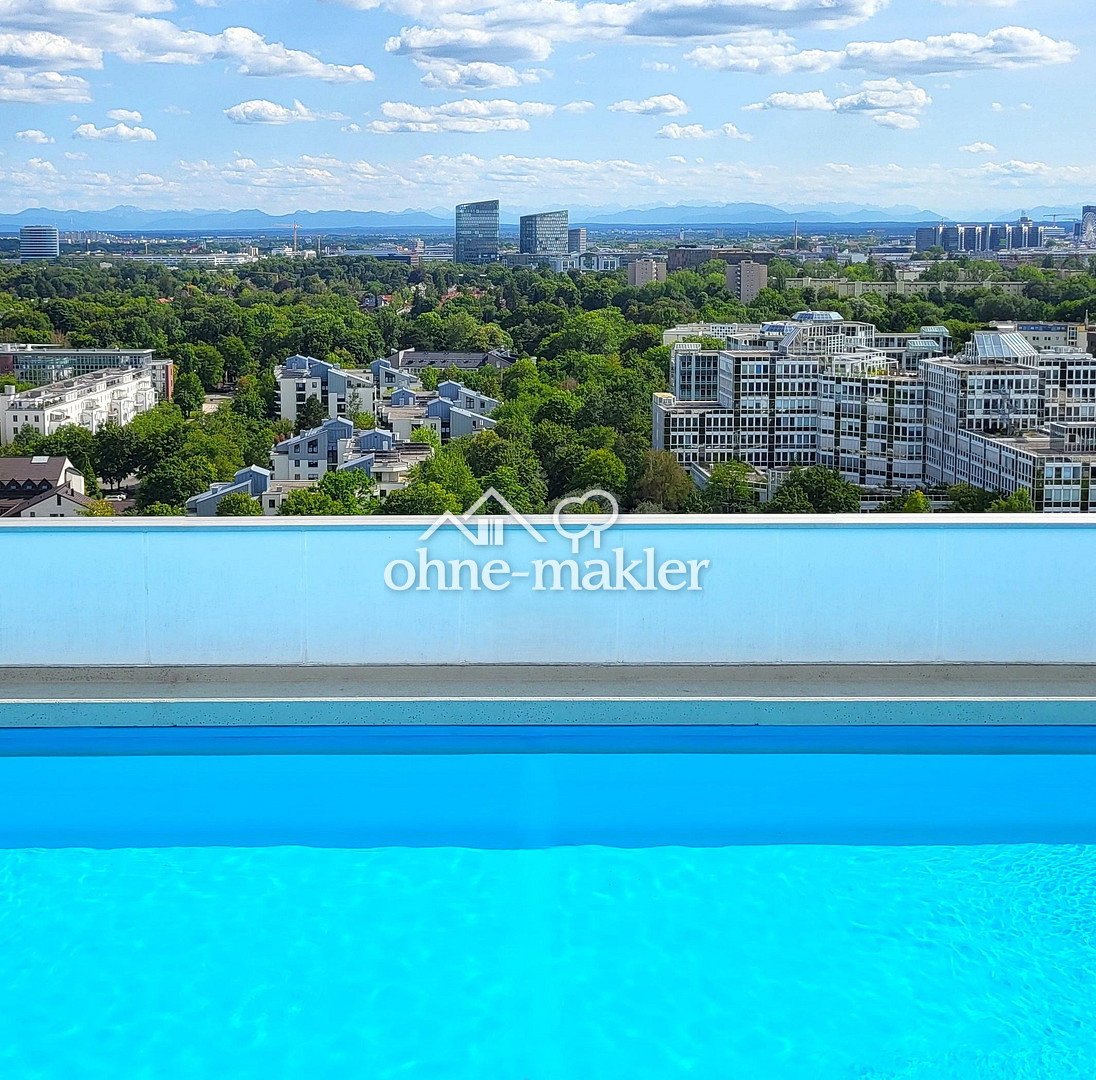 Alpenblick, Rooftop-Pool & Toplage in Bogenhausen, 81925 München (Bogenhausen)