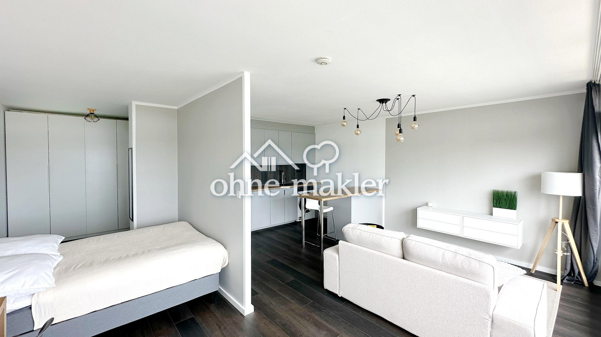 Modernes 1,5-Zimmer-Apartment mit Panoramablick, 22609 Hamburg (Altona Groß Flottbek Nienstedten Osdorf Othmarschen)