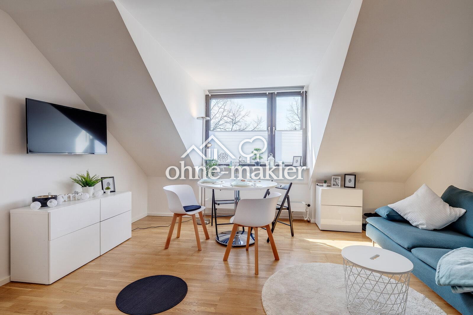 Dachgeschosswohnung in Trudering – sonnig & möbliert, 81827 München (Ramersdorf-Perlach Trudering-Riem)