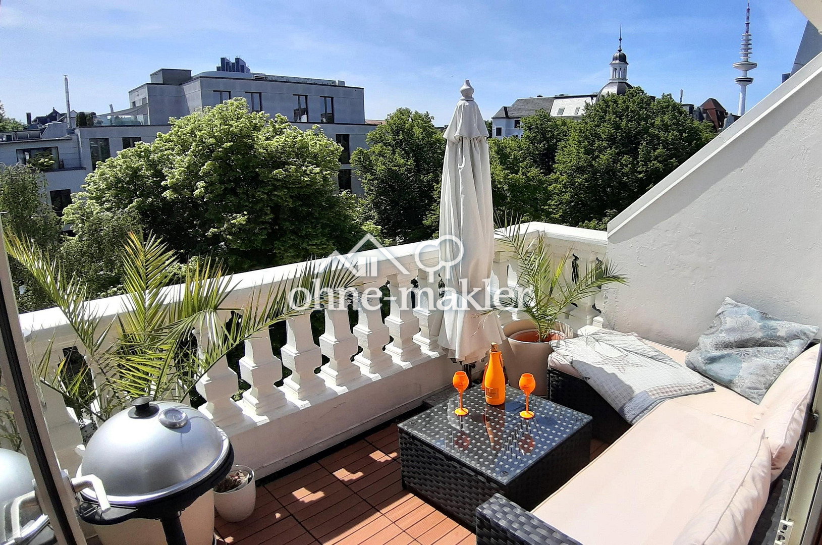 Traumhafte Penthousewohnung mit Sonnenterrasse, 20148 Hamburg (Eimsbüttel Harvestehude Rotherbaum)