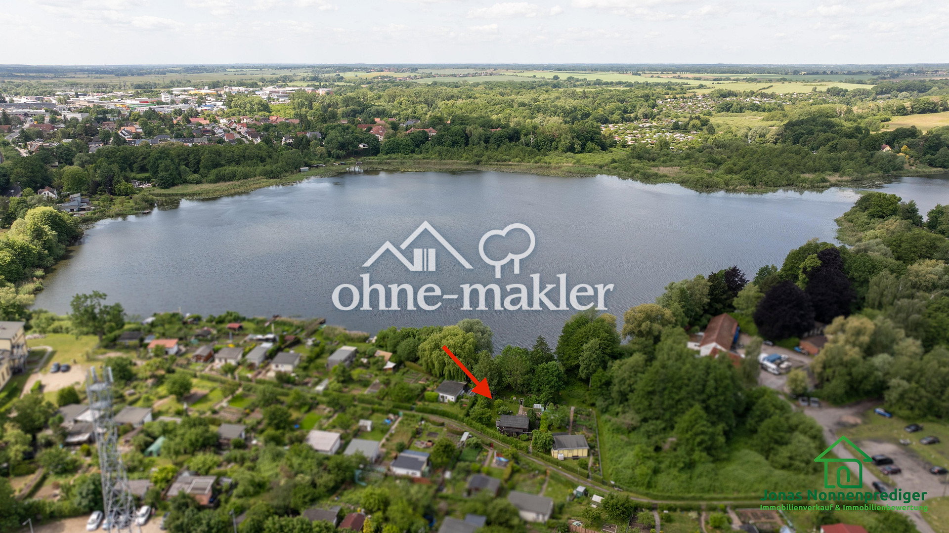 Idyllischer Kleingarten am Ostorfer See mit Steg, 19061 Schwerin