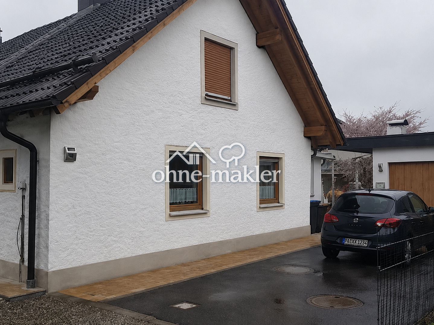 Charmante Doppelhaushälfte mit Bungalow, 82380 Peißenberg
