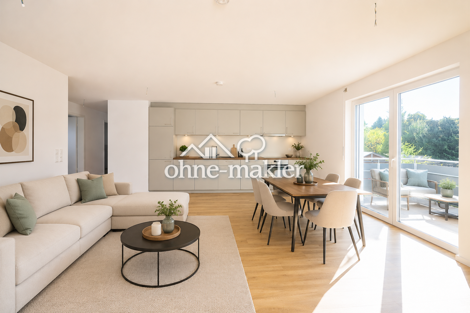 Moderne 3-Zimmer-Eigentumswohnung in Krumbach | Balkon, Aufzug & TG (W8), 86381 Krumbach (Schwaben)