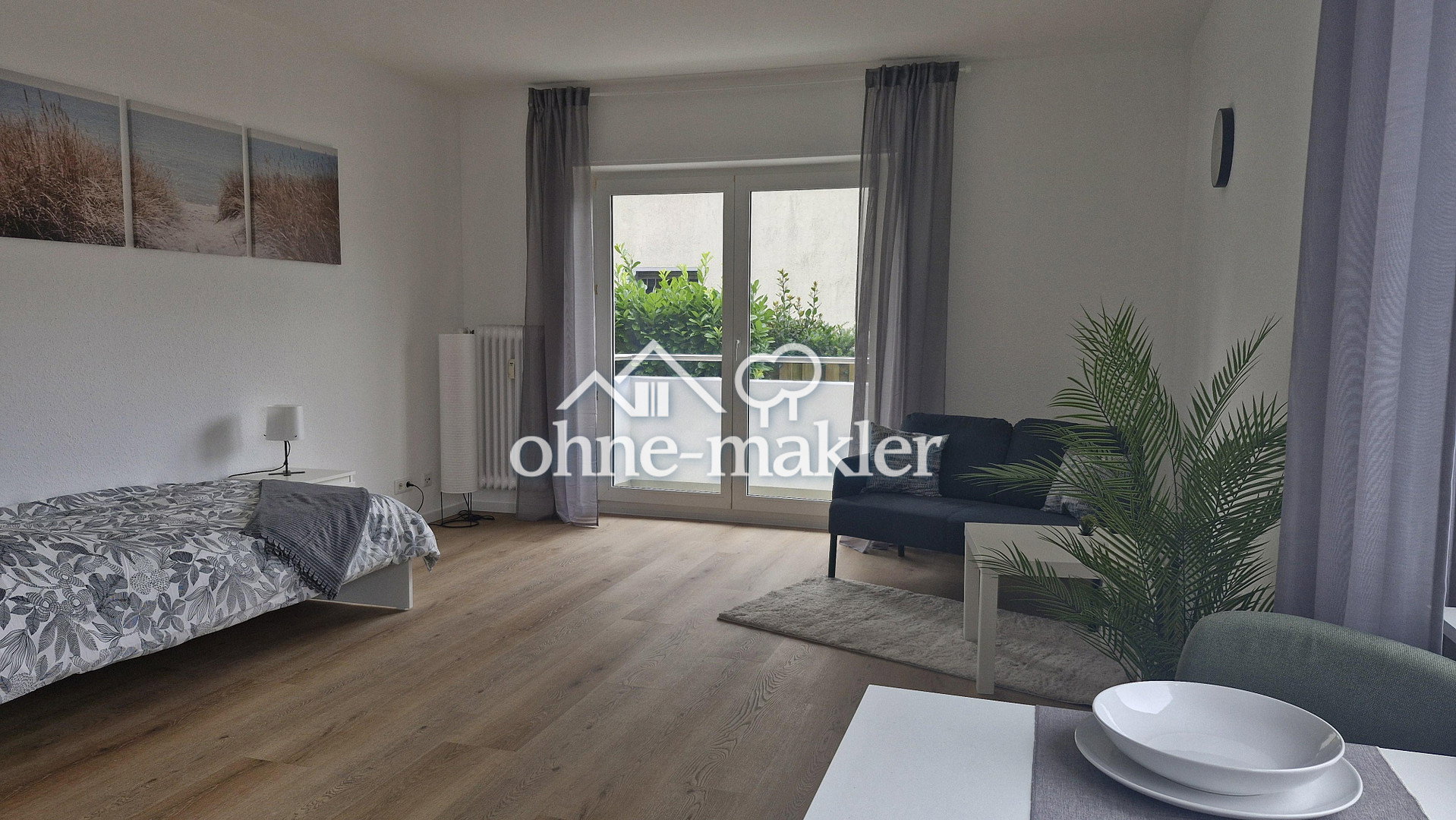 Möblierte 1-Zimmer-Wohnung - frisch renoviert mit Stellplatz, 41564 Kaarst