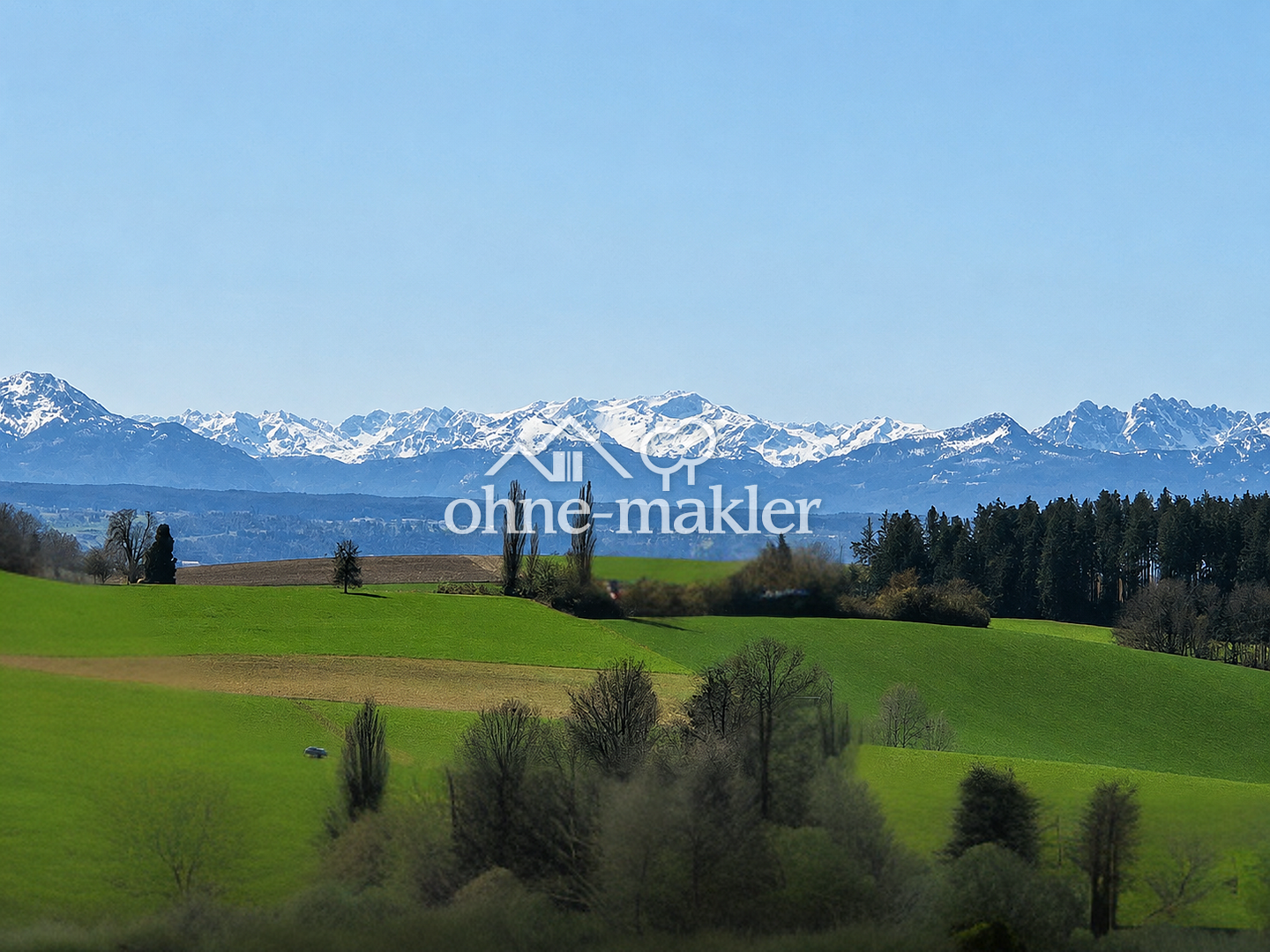Traumgrundstück mit Alpenblick in Niederbergkirchen, 84494 Niederbergkirchen