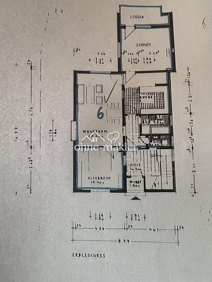 Zentrale Lage mit Balkon - perfekt für WG oder Einzelperson, 69181 Leimen