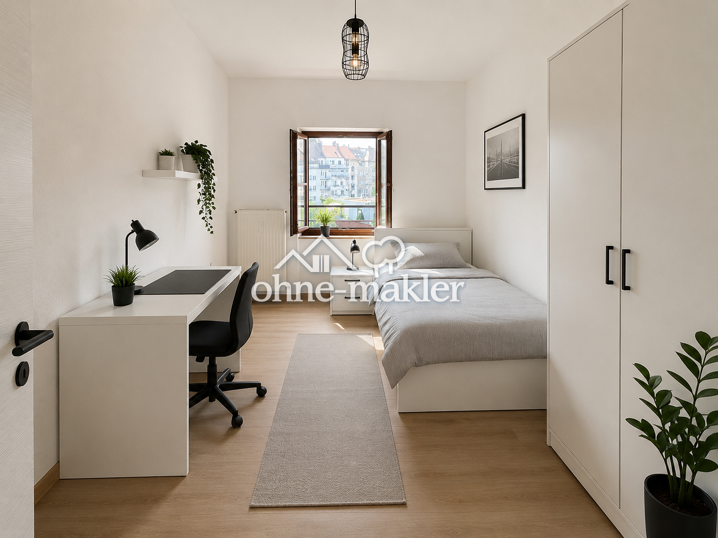 Zimmer in zentraler Lage – 4-Zimmer-WG möglich, 40211 Düsseldorf (Pempelfort Stadtmitte)