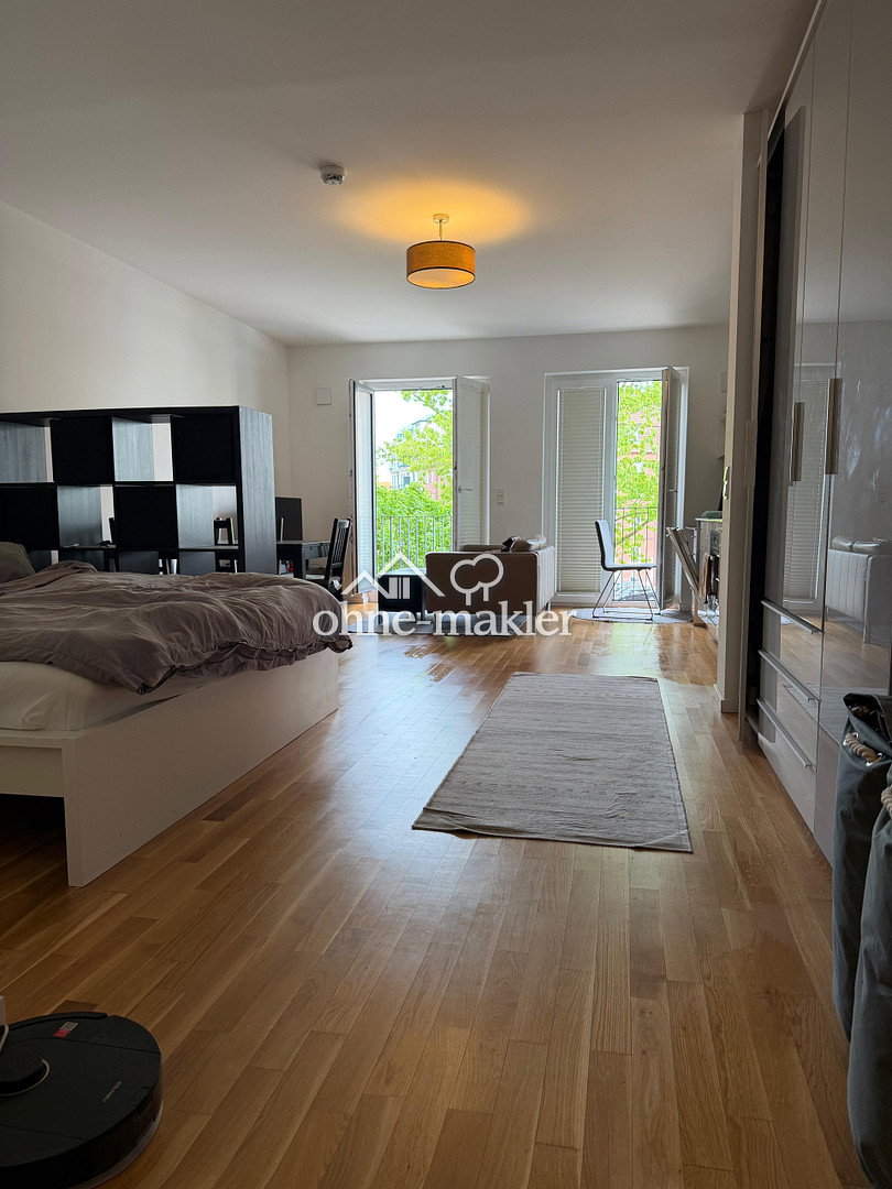VOLL MÖBLIERTE 1-Zimmer-Wohnung in zentraler Lage, 22087 Hamburg (Mitte Hamm Hohenfelde Uhlenhorst)