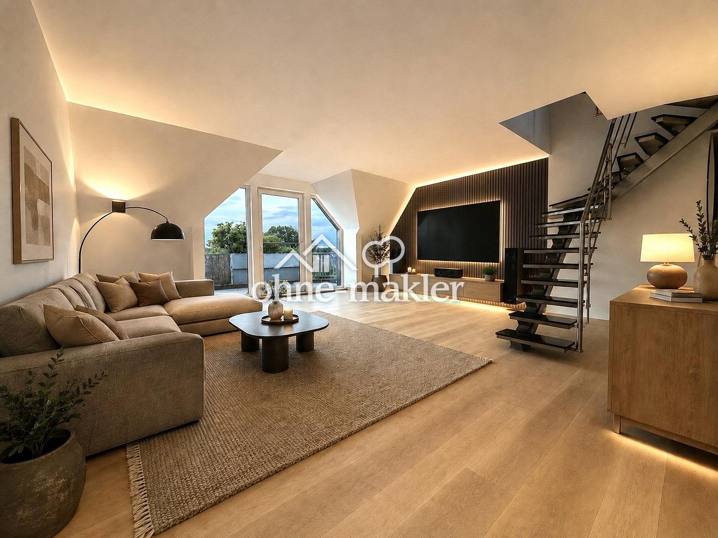 Große Maisonette mit Sonnenbalkon Tiefgarage, 46149 Oberhausen (Alsfeld Buschhausen Schwarze Heide Stadtmitte Sterkrade-Mitte)