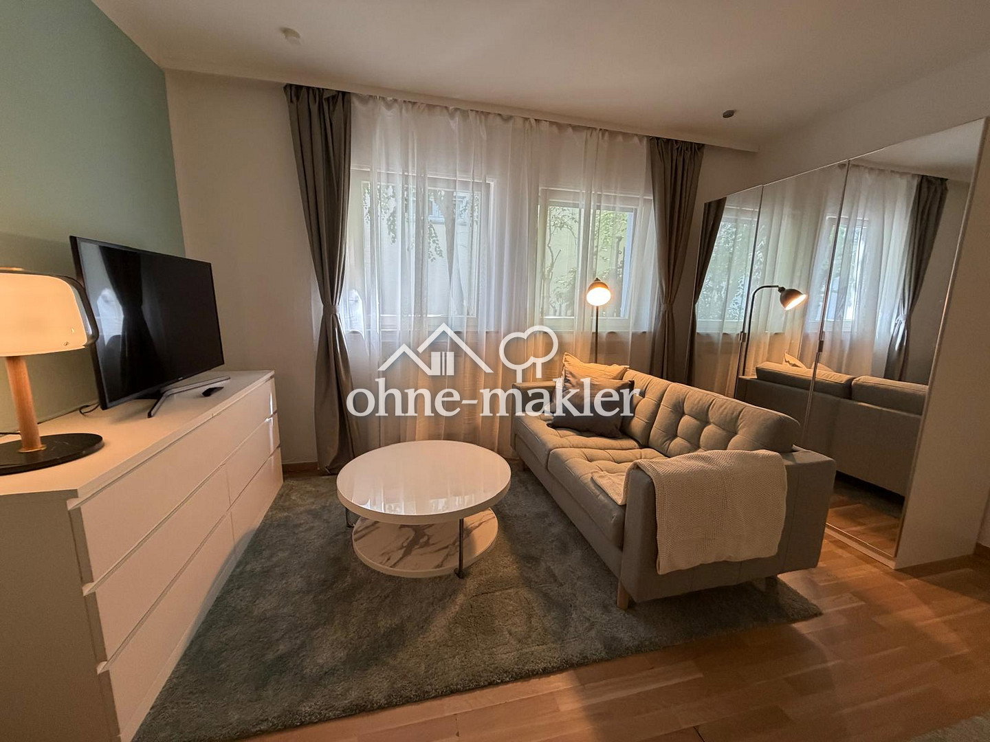 Voll möbliertes 1-Zimmer-Apartment in Ost-Stuttgart, 70190 Stuttgart (Mitte Ost)