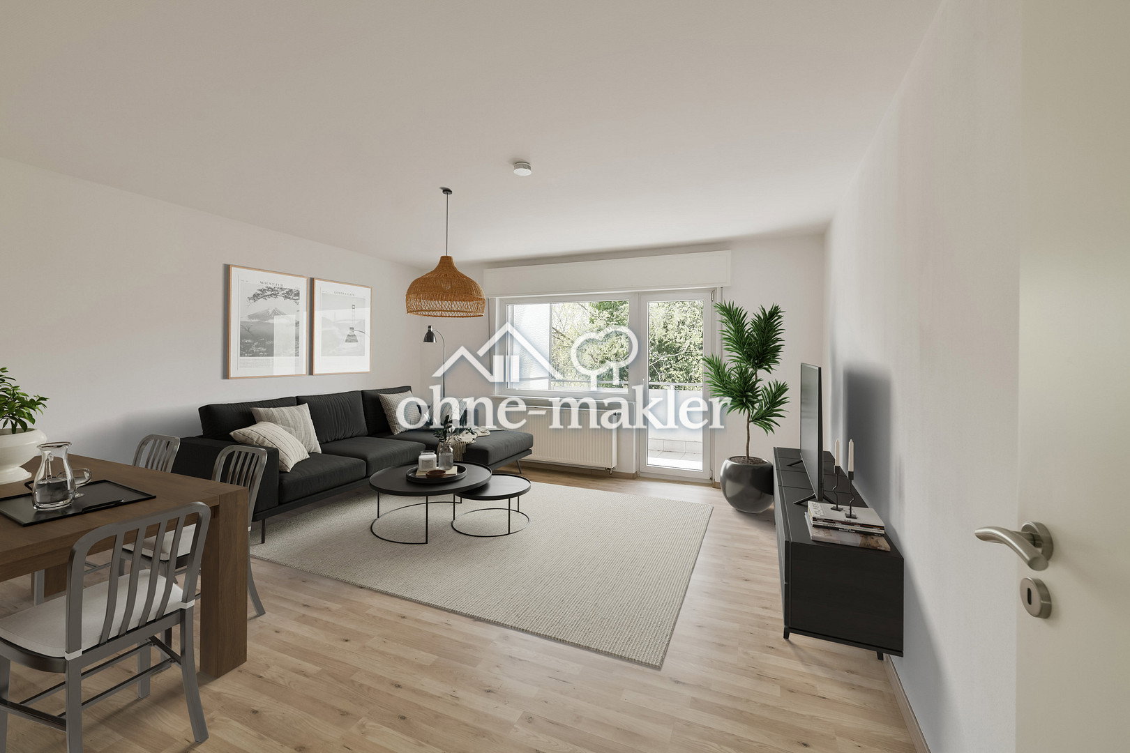 Helle 3-Zimmer-Wohnung mit Balkon in Mühlburg, 76185 Karlsruhe