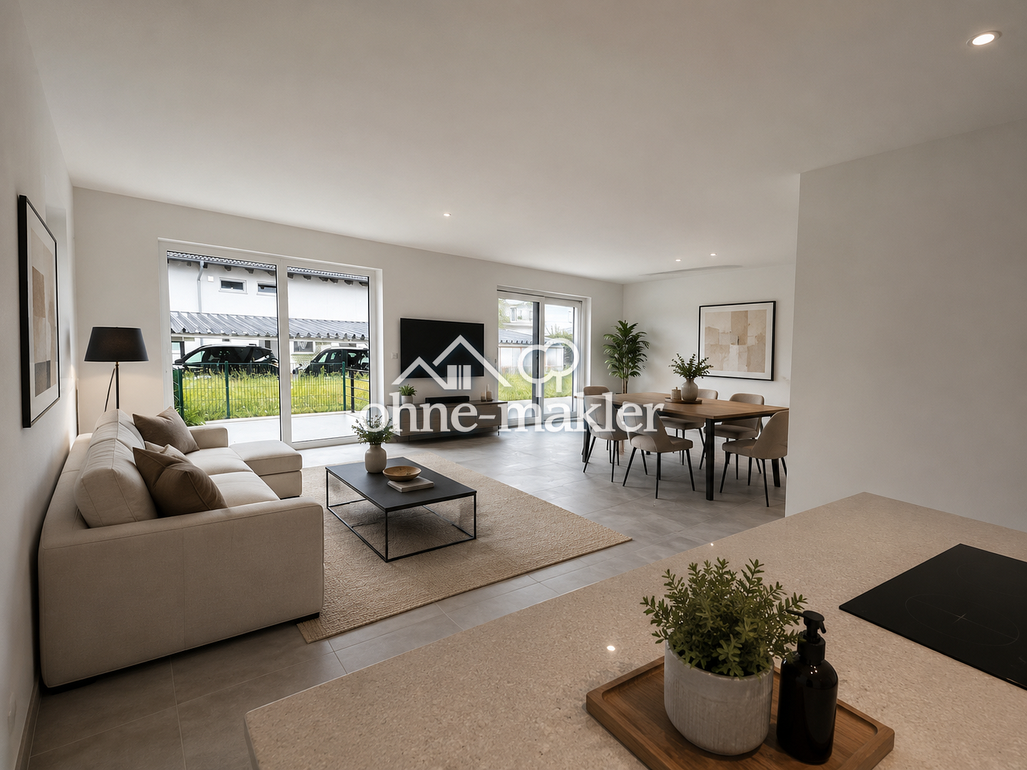 Modernes Doppelhaushälfte mit Garten Doppelgarage in Simbach am Inn, 84359 Simbach a. Inn