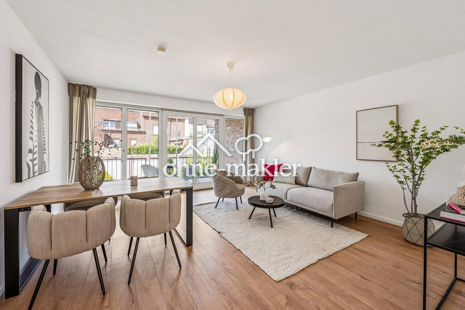 Frisch modernisiert - 3-Zimmer-Wohnung mit Balkon in Hüls, 47839 Krefeld (Hüls Hülser Berg Inrath/Kliedbruch)