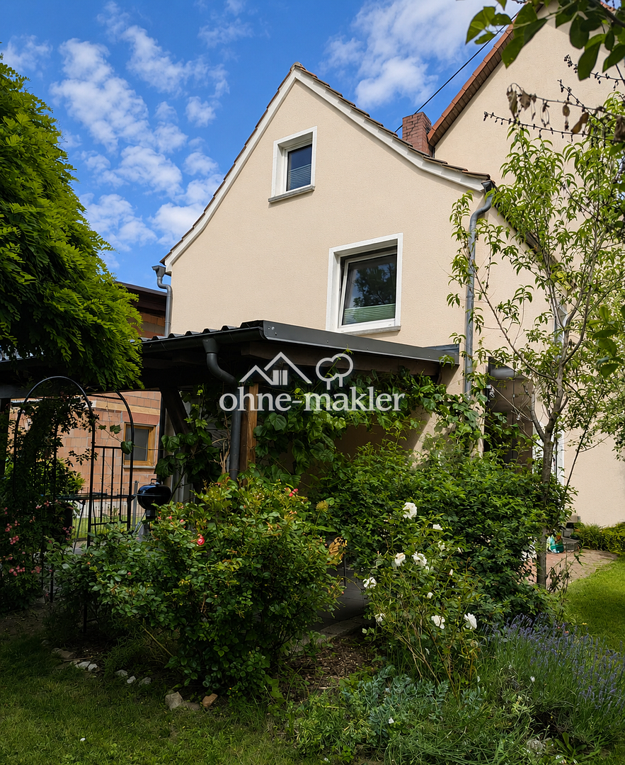 Charmante Doppelhaushälfte mit Garten und Bachzugang, 95349 Thurnau