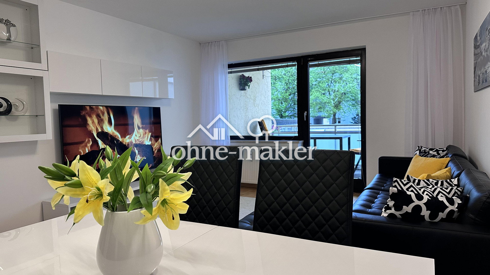 Möbliert & zentral 3-Zimmer Wohnung in München, 80807 München (Milbertshofen-Am Hart Schwabing-Freimann)