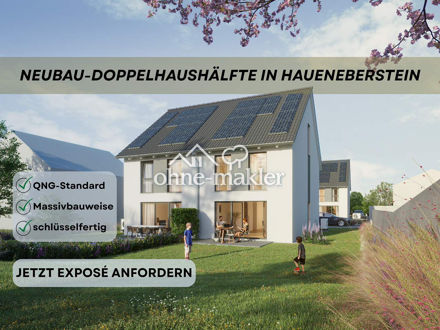 Neubau-Doppelhaushälfte in idyllischer Lage, 76532 Baden-Baden