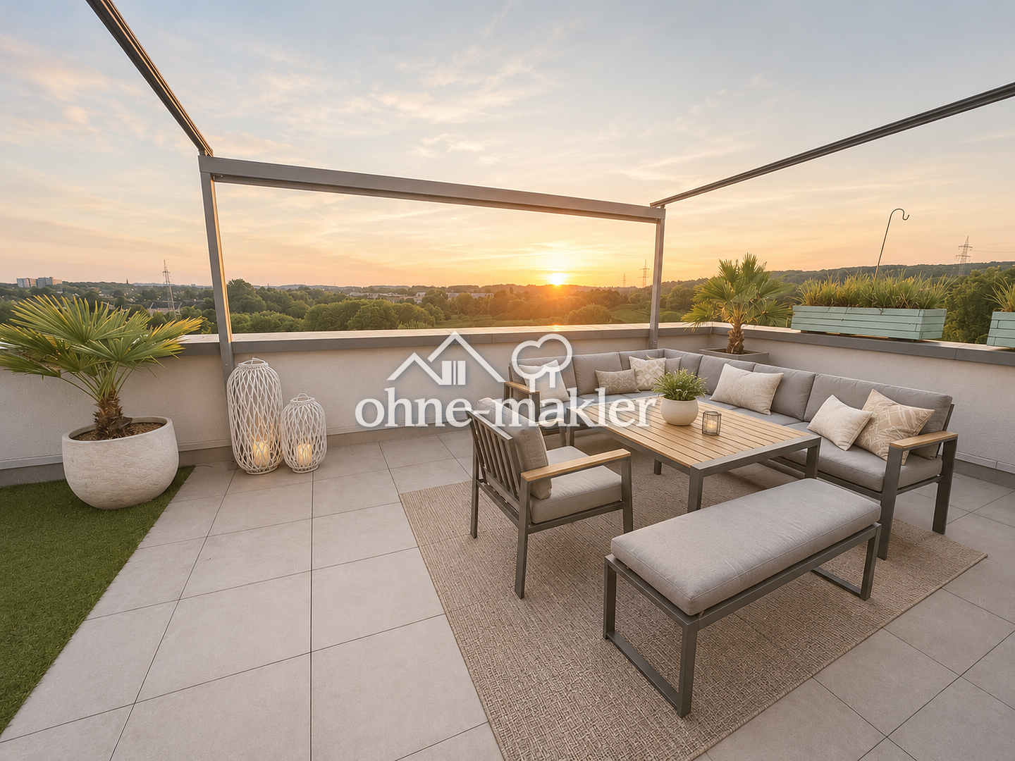 Penthouse-Feeling mit XXL-Dachterrasse, 58453 Witten
