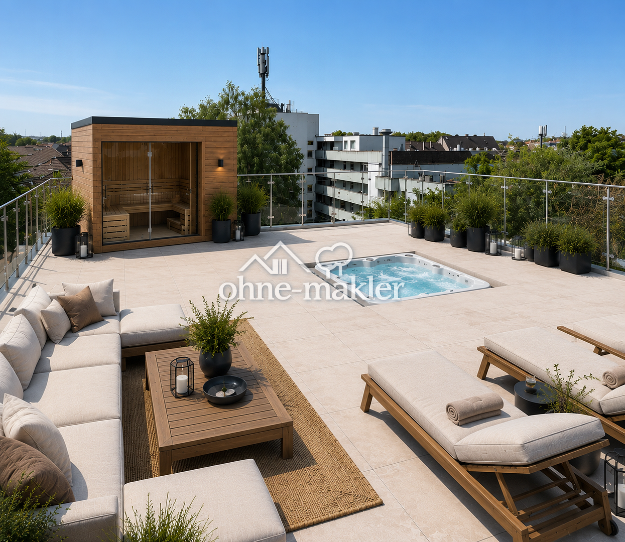 Exklusive Penthouse-Wohnung über Essen, 45143 Essen (Altendorf Bochold Nordviertel Westviertel)