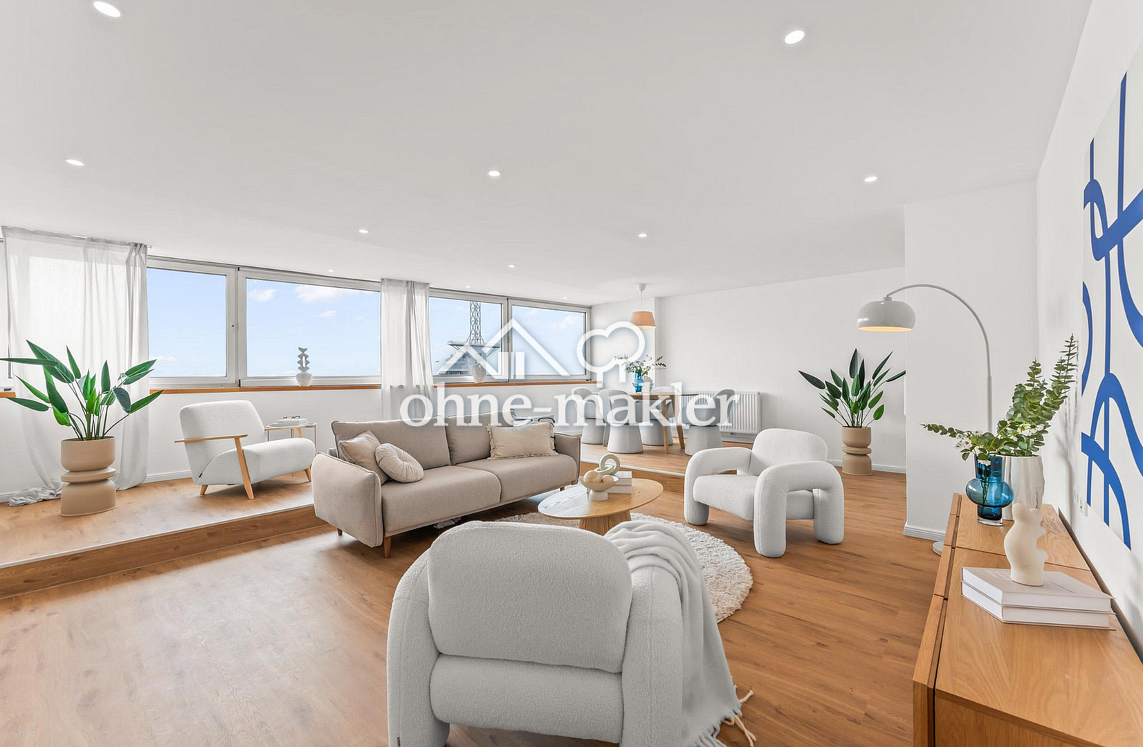 Skyline-Blick inklusive Exklusive Penthouse-Wohnung, 27568 Bremerhaven (Lehe Mitte Überseehafen)