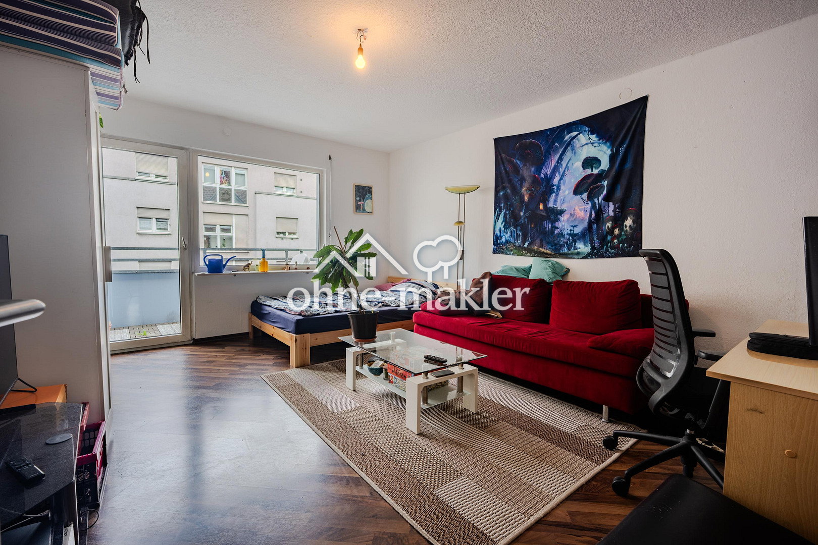 3-Zimmer-WG-Wohnung mit Balkon in Zentrum, 90478 Nürnberg (Dutzendteich Gleißhammer Glockenhof Sankt Peter Zerzabelshof)