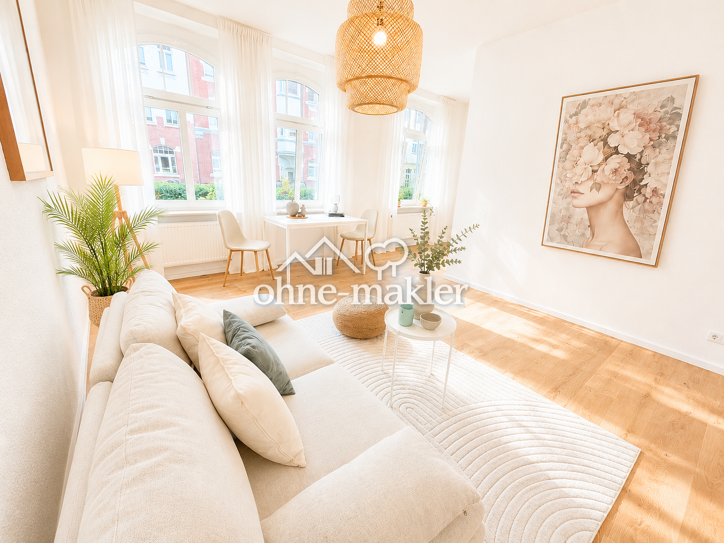Helle 3-Zimmer-Wohnung in zentraler Lage, 99092 Erfurt