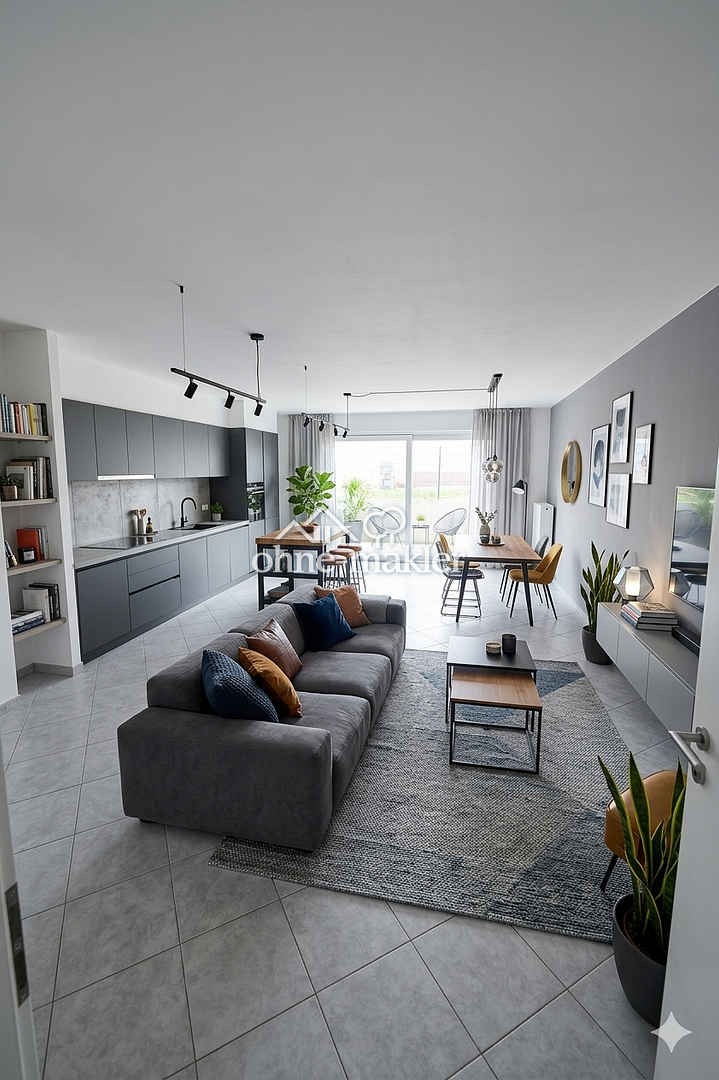Barrierefreie 3-Zimmer-Wohnung mit Terrasse in Partenheim, 55288 Partenheim