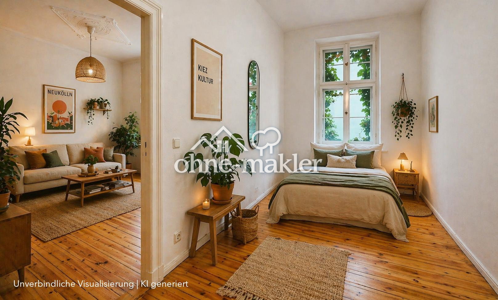 Charmanter Altbaubalkon in Neukölln, 12053 Berlin (Neukölln)