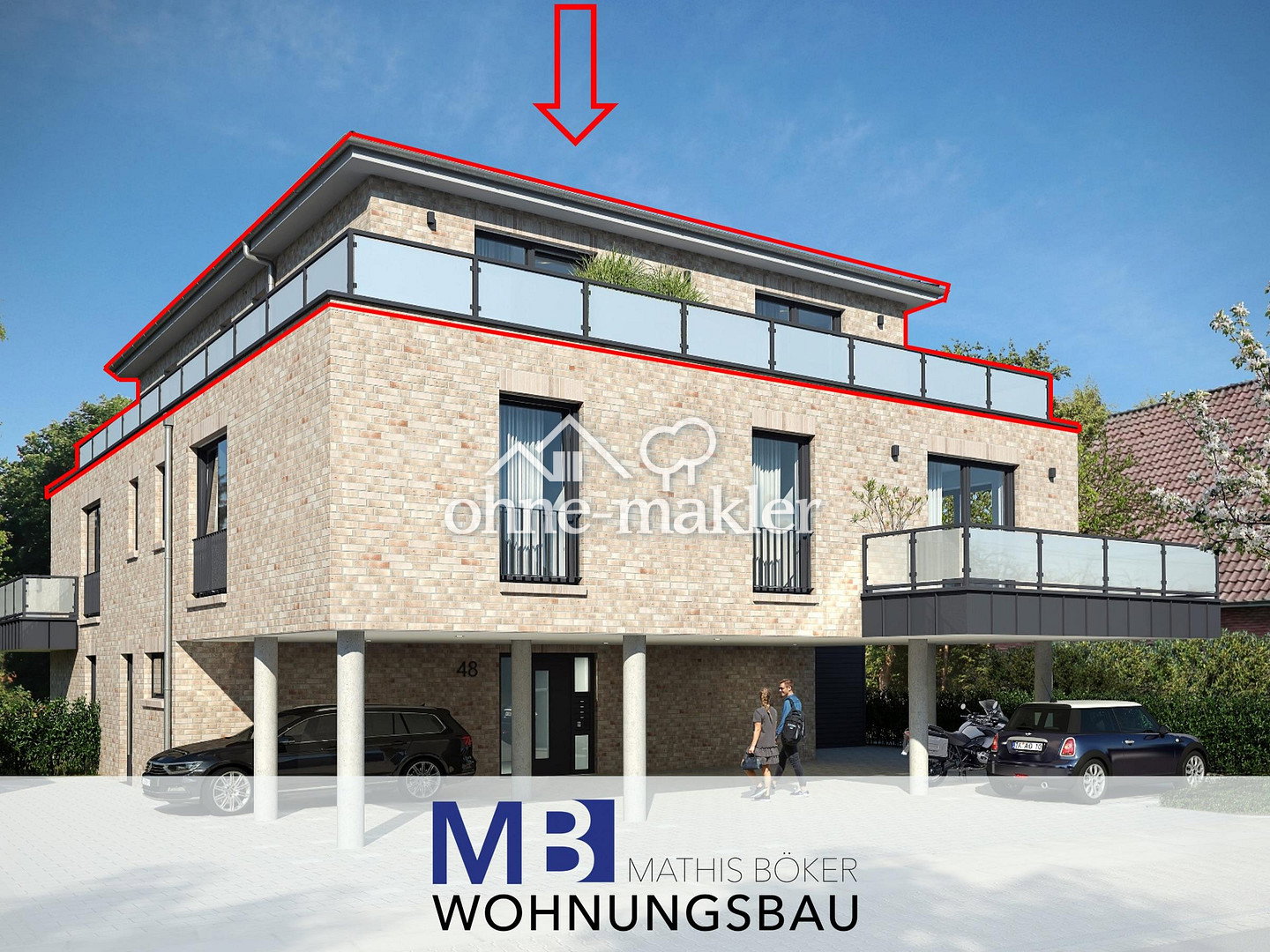Penthouse mit Ausblick – Meppen-Esterfeld, 49716 Meppen