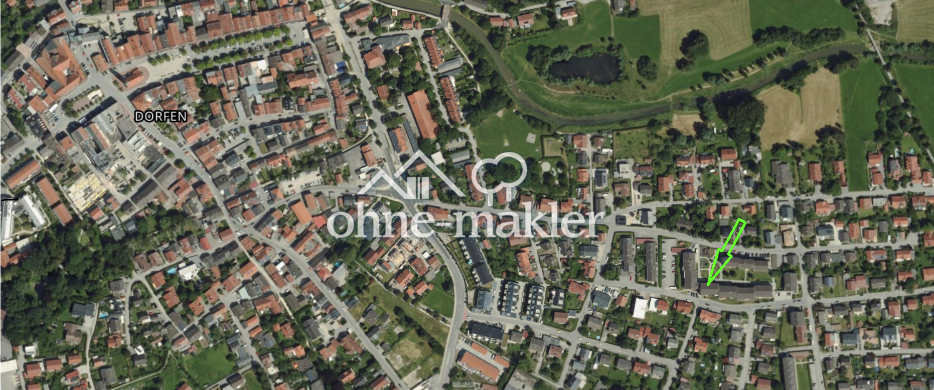 Helle 3-Zimmerwohnung mit Balkon in Dorfen, 84405 Dorfen