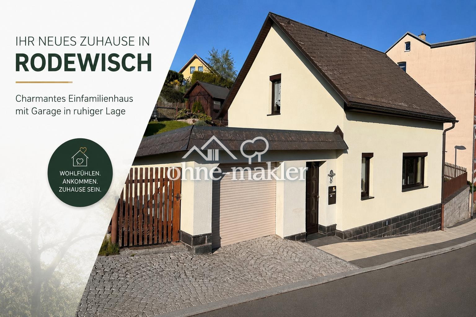Charmantes Einfamilienhaus mit Garten und Garage, 8228 Rodewisch