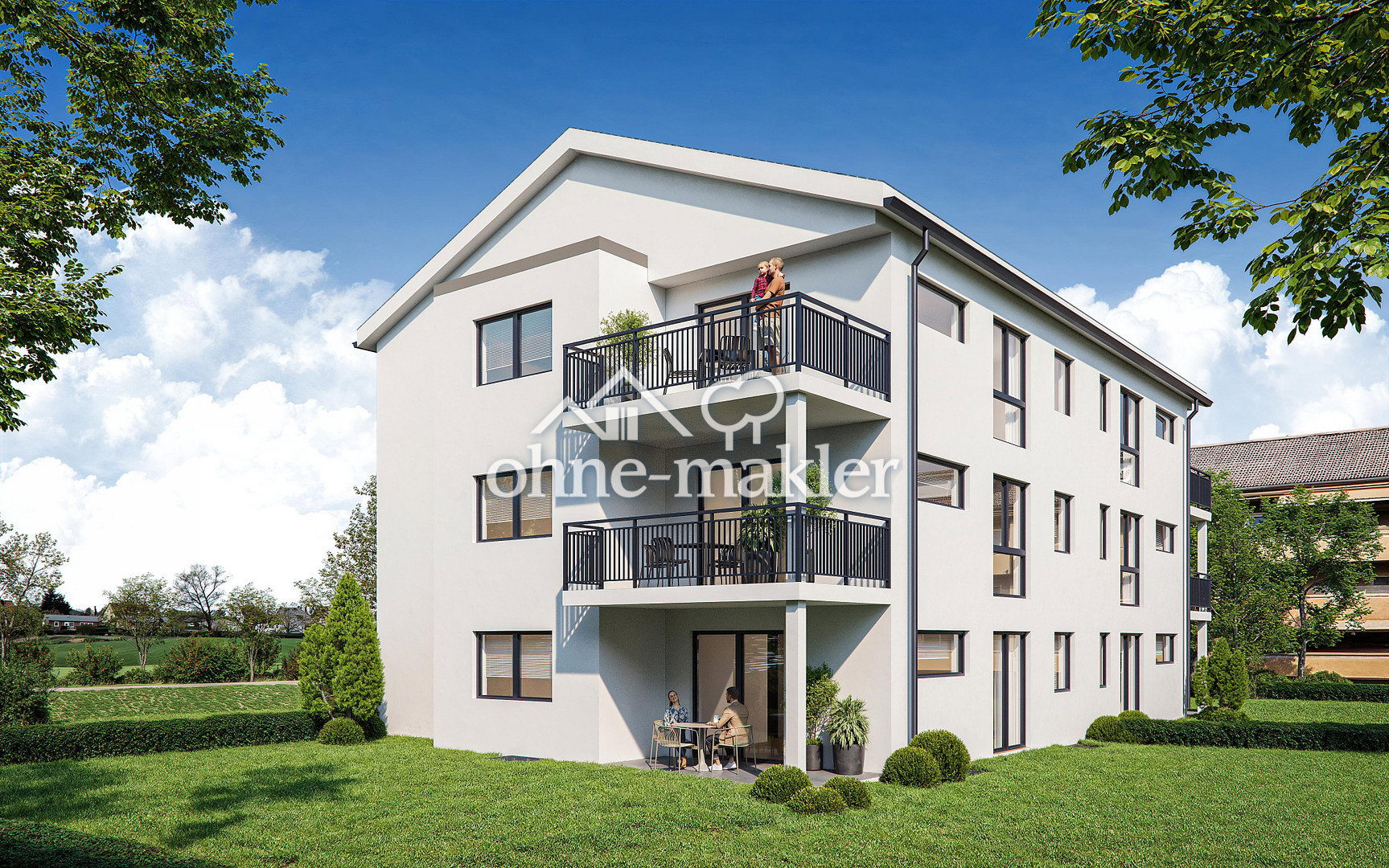 Neubau-Erdgeschoss-Wohnung mit großem Garten in ruhiger Lage, 79312 Emmendingen