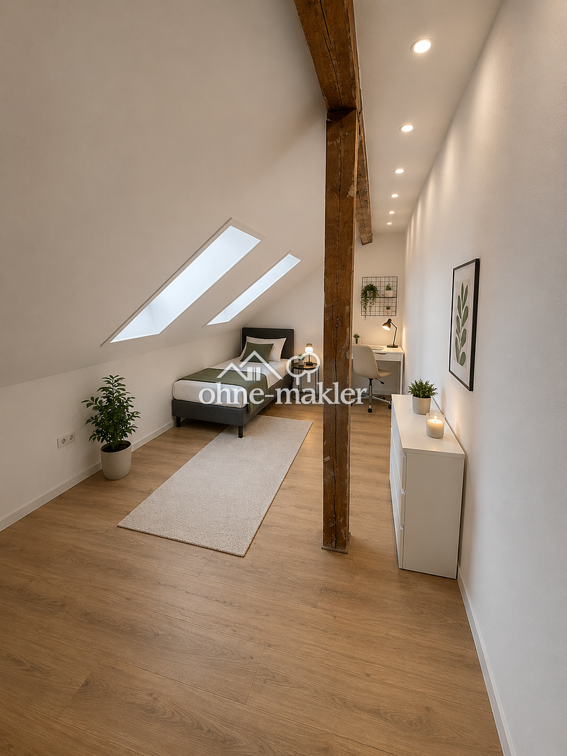 Moderne 3er-WG im Dachgeschoss – Zentrale Lage in Nürnberg, 90459 Nürnberg