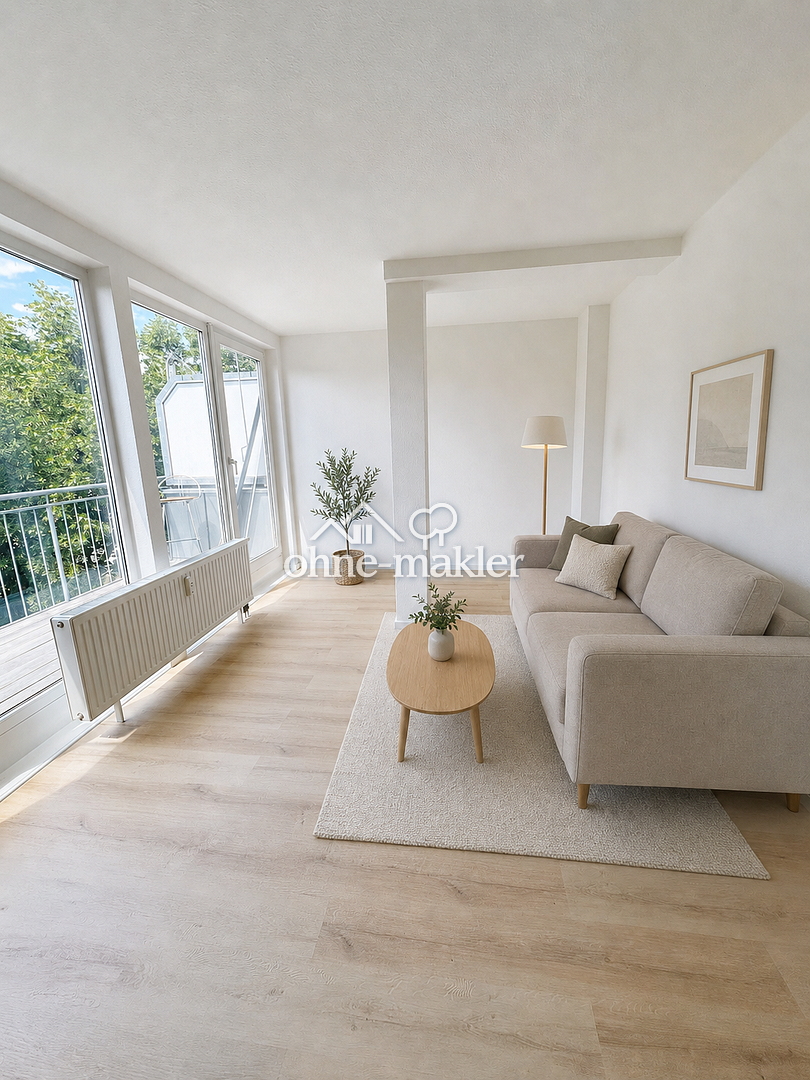 Zossen Dachgeschoss mit Balkon & See-Nähe